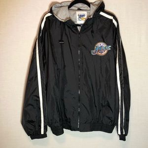 Utah Jazz XL Windbreaker Zip Up Jacket